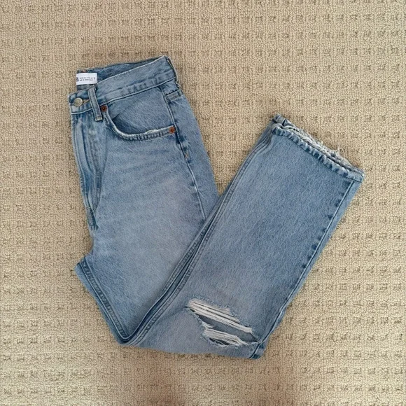 Zara Ripped Straight Jean - Picture 2 of 4